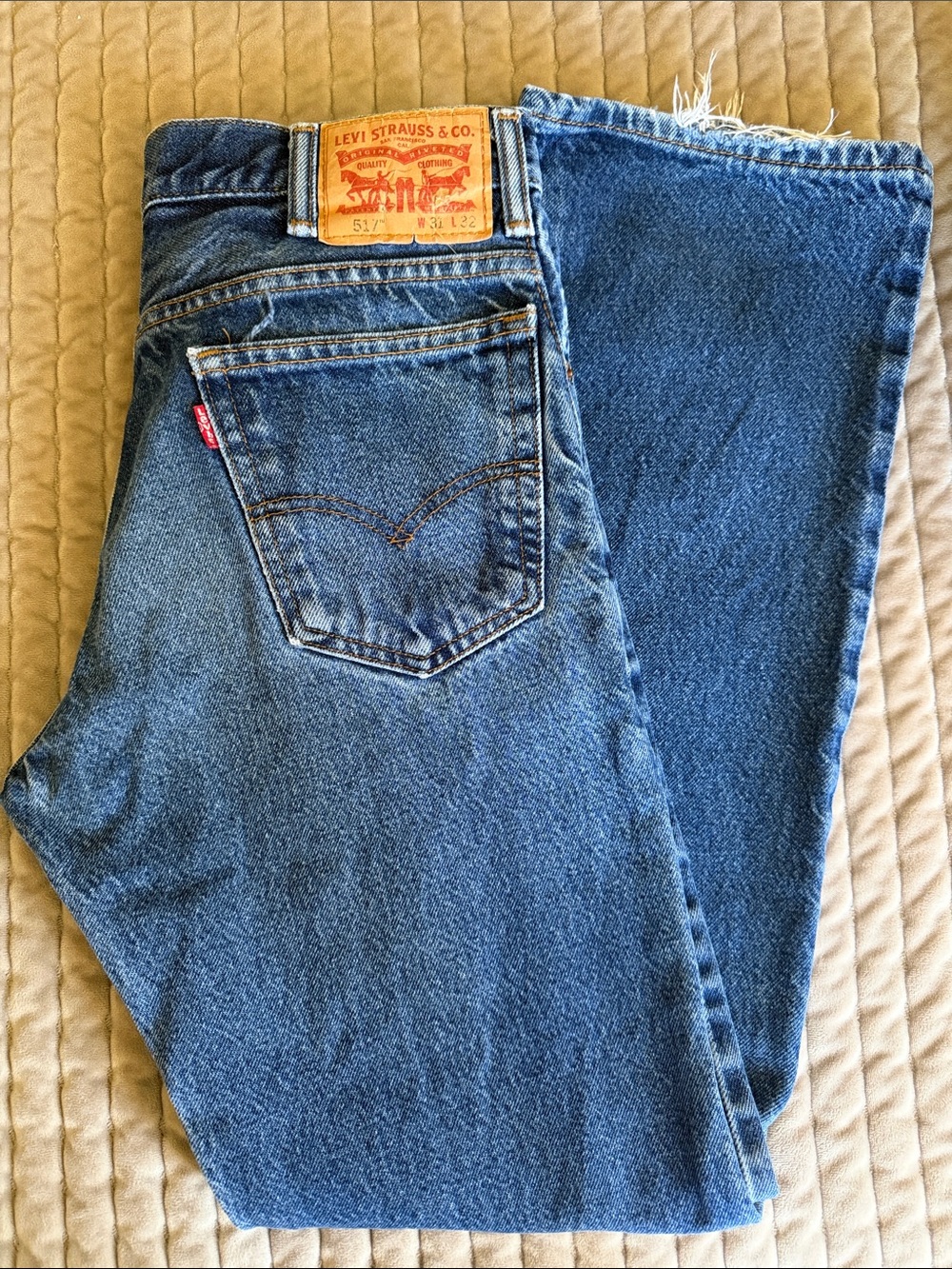 Vintage 517 Levi's Jeans - Mid Blue Denim